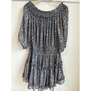 NWT Au Lait ruched mini dress , $148